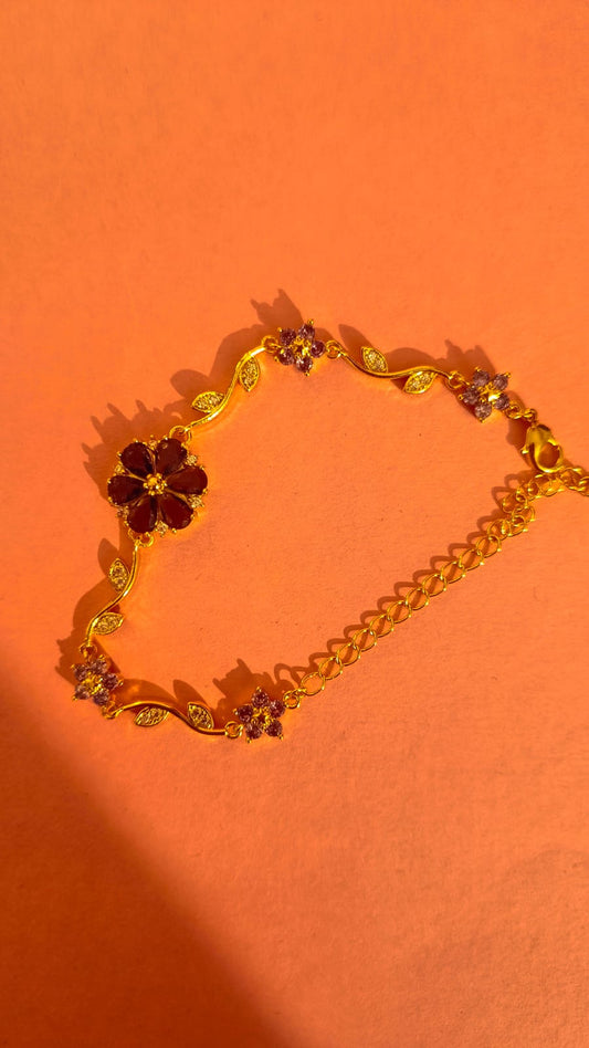 Princess Tulip Bracelet (purple)