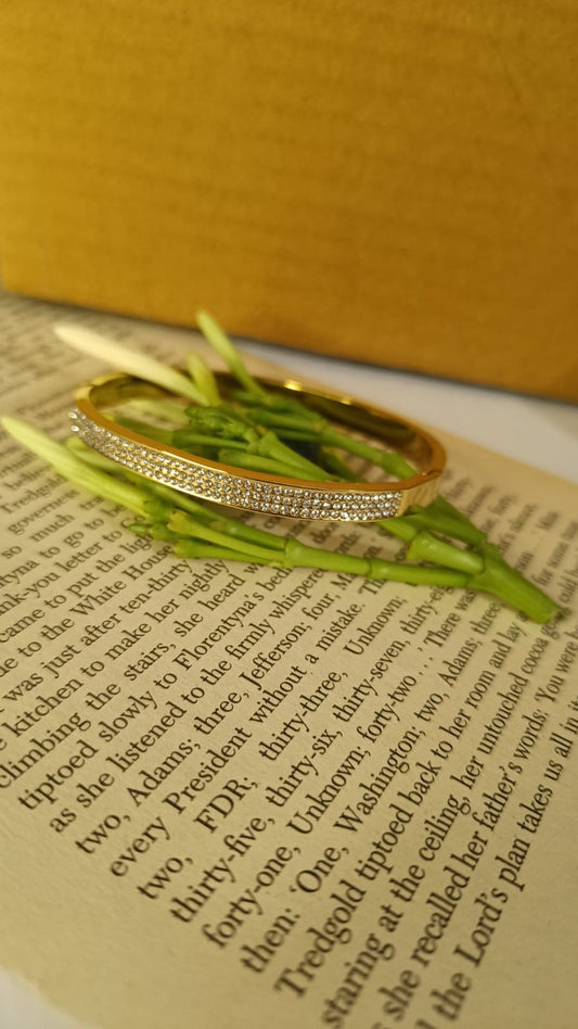 Crystal Glow Bangle Bracelet