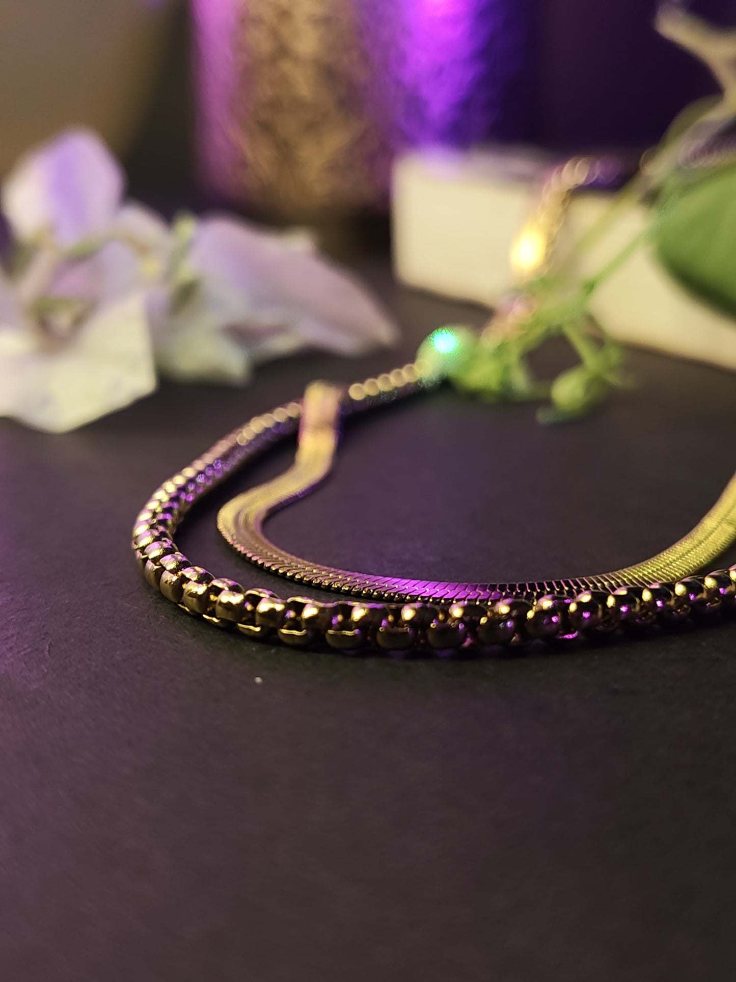 Double Layer Chain Necklace