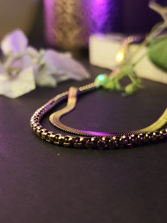 Double Layer Chain Necklace