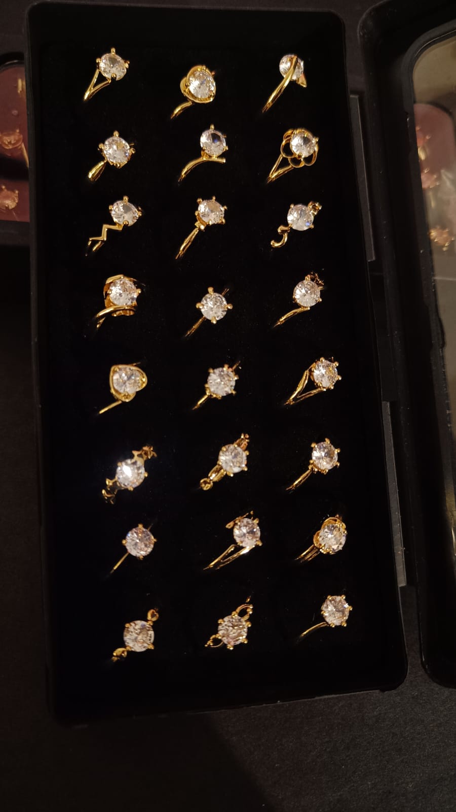 Crystal Spark Surprise Ring