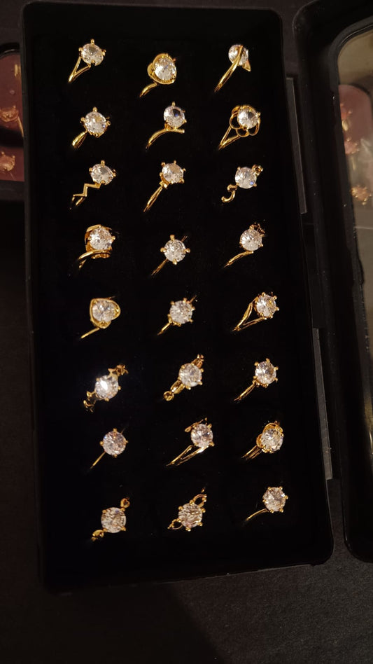Crystal Spark Surprise Ring