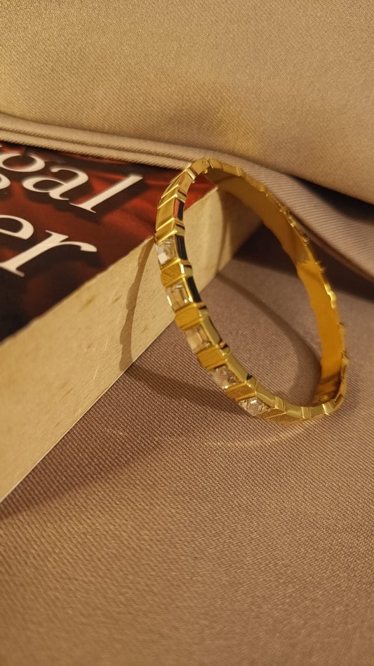 Frost Glow bangle Bracelet (for thin wrist | baby size)