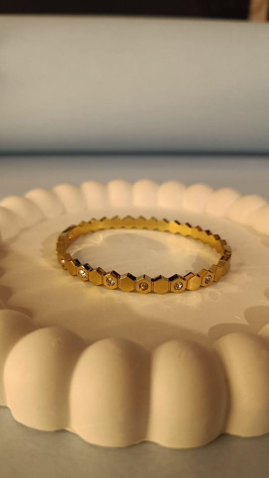 Sweet Shine Bangle Bracelet (for thin wrist | baby size)