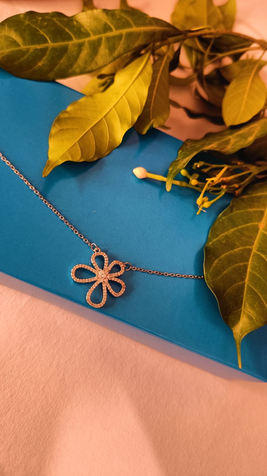 Frozen Flower Pendant