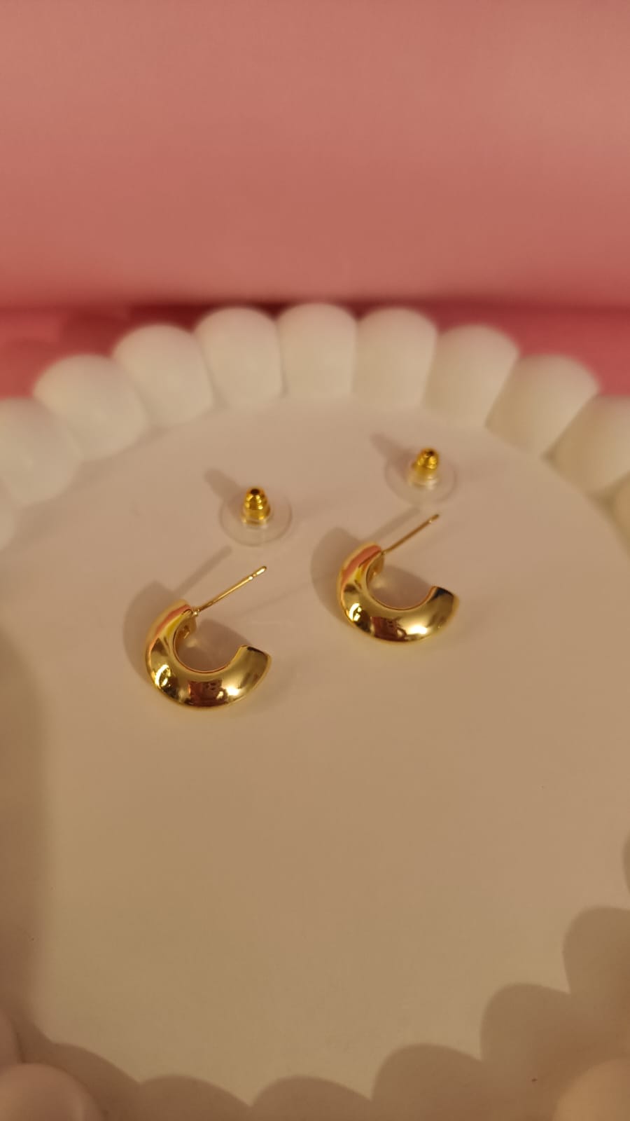 Golden Curve Earrings