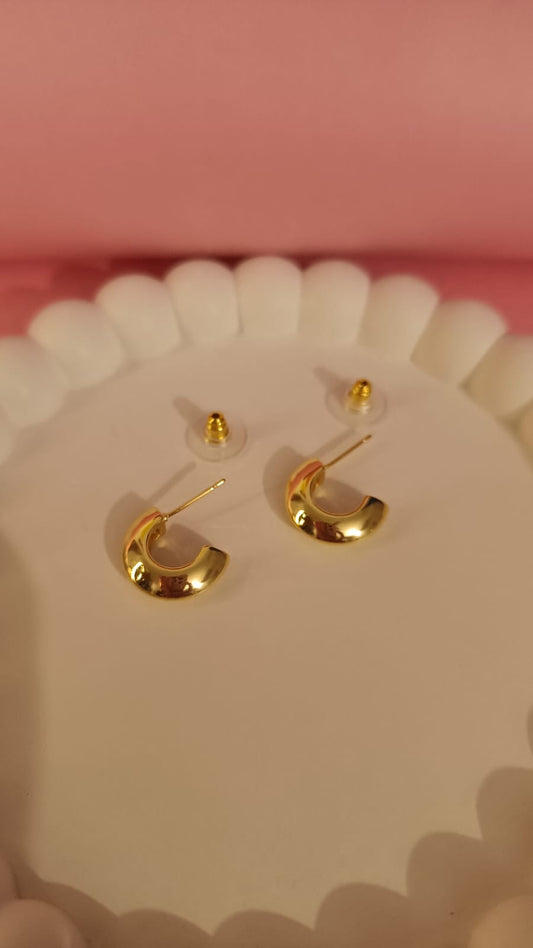 Golden Curve Earrings